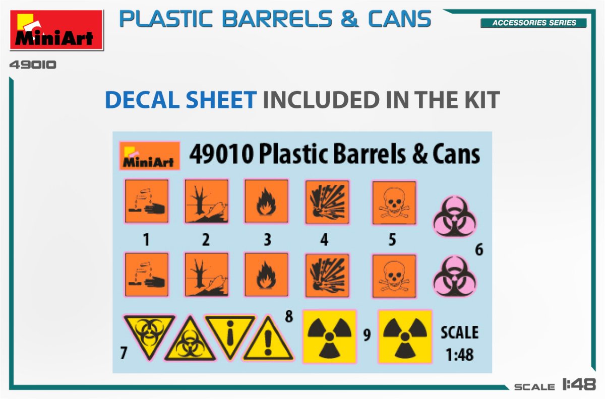 MiniArt 49010 BARILS ET BOÎTES EN PLASTIQUE 1/48 – image 2