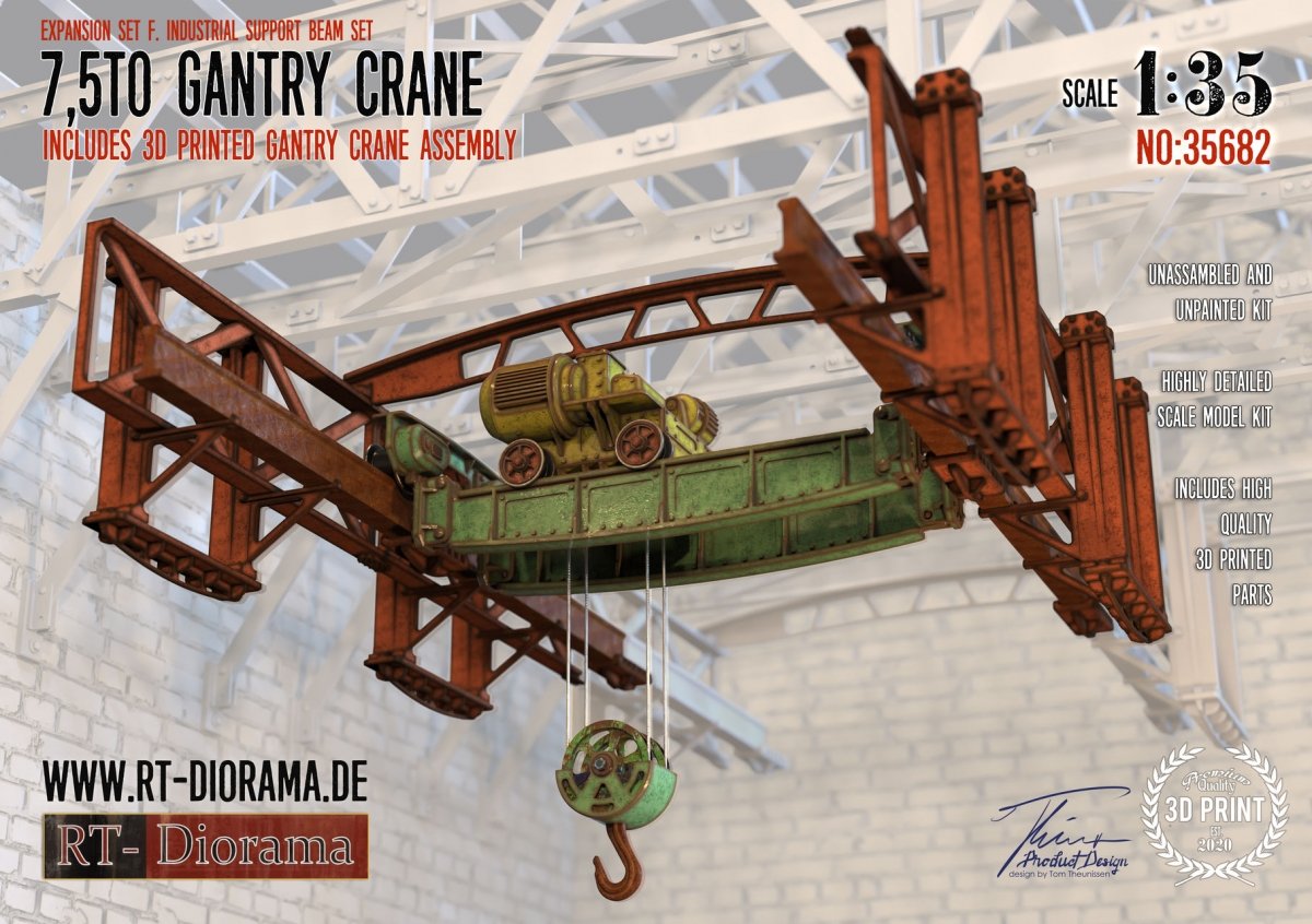 RT-Diorama 35682 7,5to Gantry Crane 1/35 – Bild 2