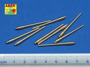 Aber 350L-06 Set of 9pcs 406mm short barrels for US ships for turrets without antiblast covers: North Carolina, Washington 1/350 – imagen 2