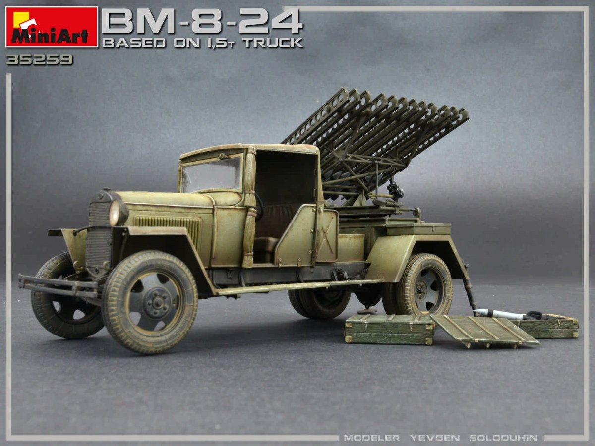 MiniArt 35259 Soviet Rocket Launcher BM-8-24 1/35 – imagen 9