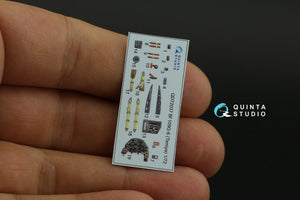 Quinta Studio QD72037 Bf 109 G-6 3D-Printed &amp;amp; coloured Interior on decal paper (Tamiya) 1/72 – Bild 6