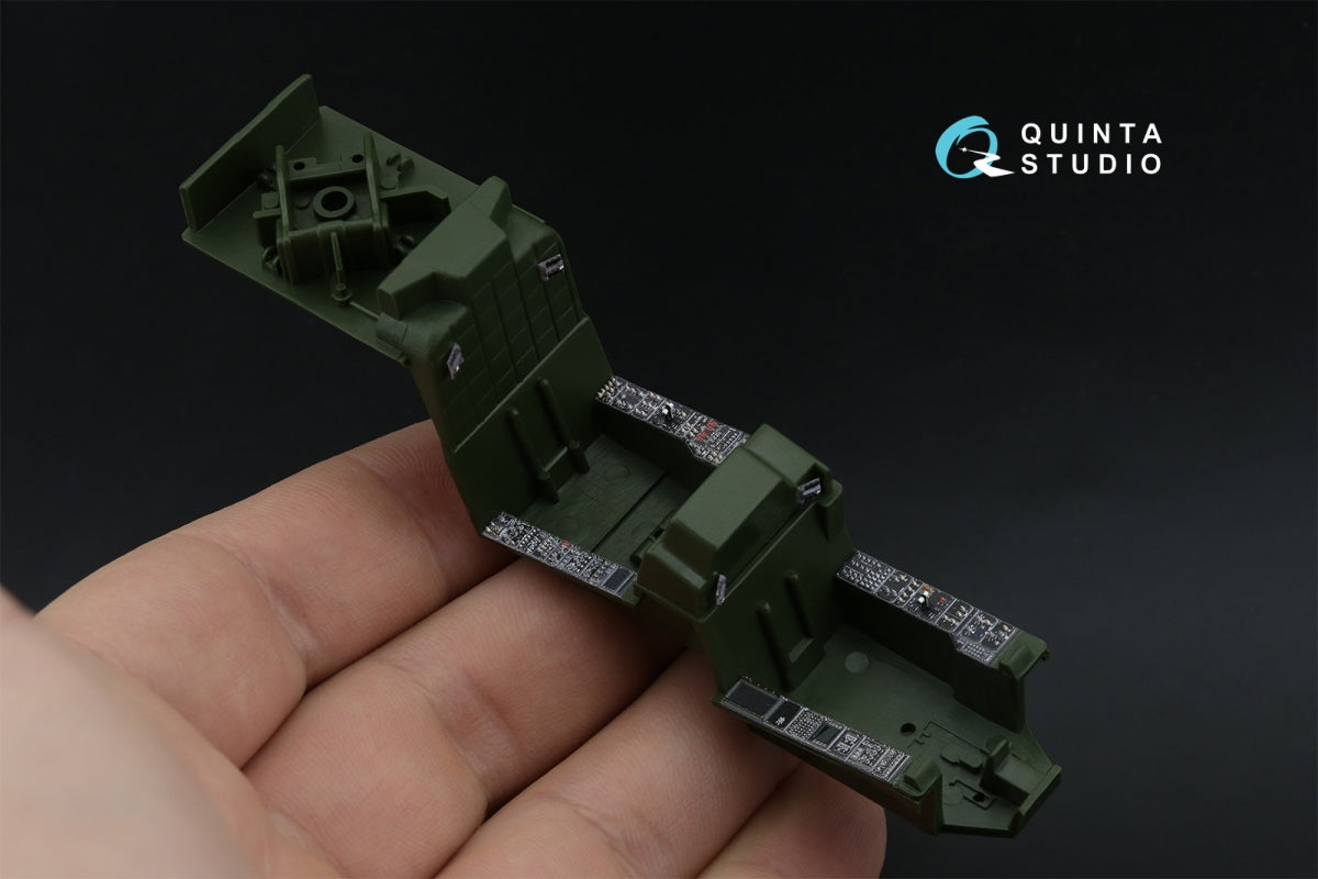 Quinta Studio QDS-48572 AH-64A 3D-Printed &amp;amp; colored Interior on decal paper (Academy/Modelist) (small version) 1/48 – image 9