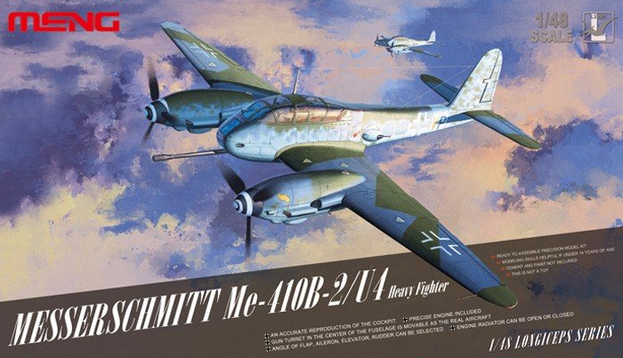 Meng Model LS-001 Messerschmitt Me-410 B-2/U4 Heavy Fighter 1/48