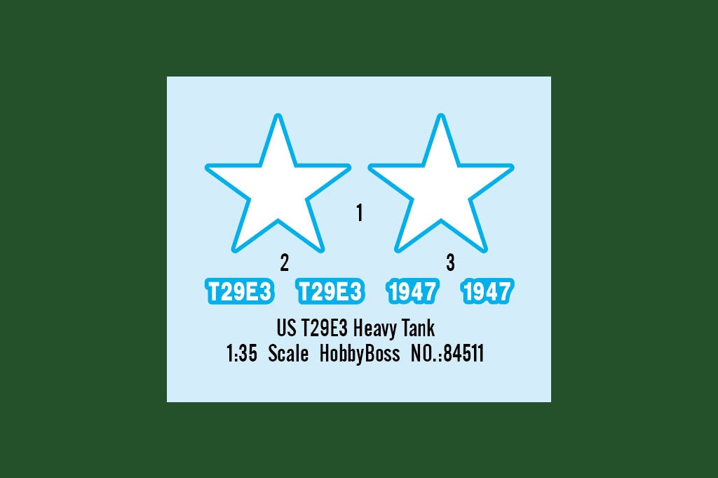 Hobby Boss 84511 US T29E3 Heavy Tank 1/35 – image 11