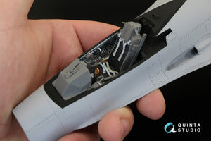 Quinta Studio QD32021 F-16C 3D-Printed &amp;amp; coloured Interior on decal paper (for Academy kit) 1/32 – immagine 11