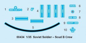 Trumpeter 00434 Soviet Soldier Scud B Crew – immagine 2