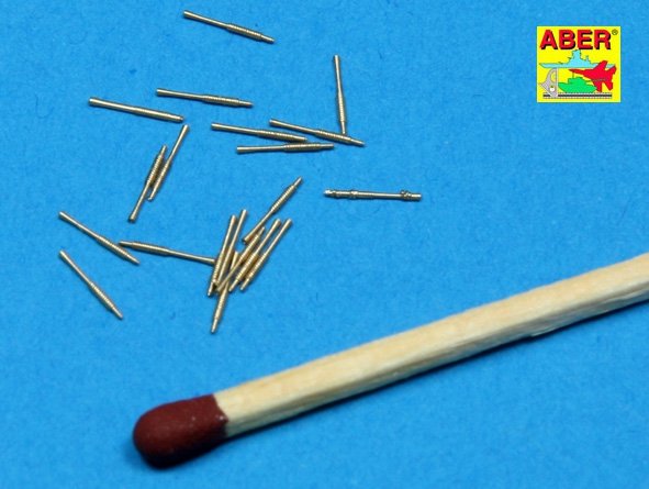 Aber 350L-23 Set of 20 pcs 25 mm type 96 A/A barrels for Japan ships 1/350 – immagine 3