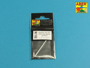 Aber 72L-70 Russian 107 mm ZIS-6 tank barrel for KV-2 1/72 – imagen 3