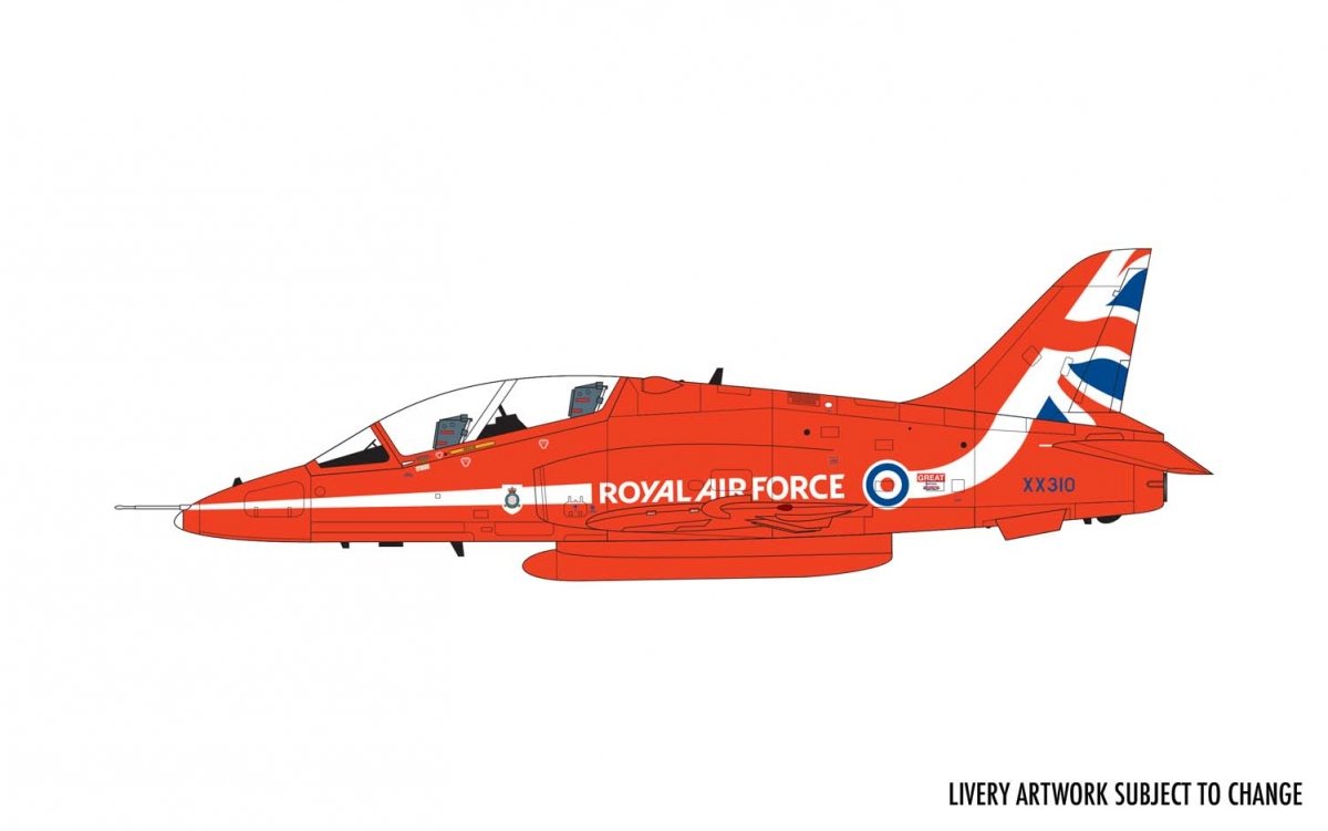 Airfix 55002 RAF Red Arrows Hawk - Gift Set 1/72 – imagen 8