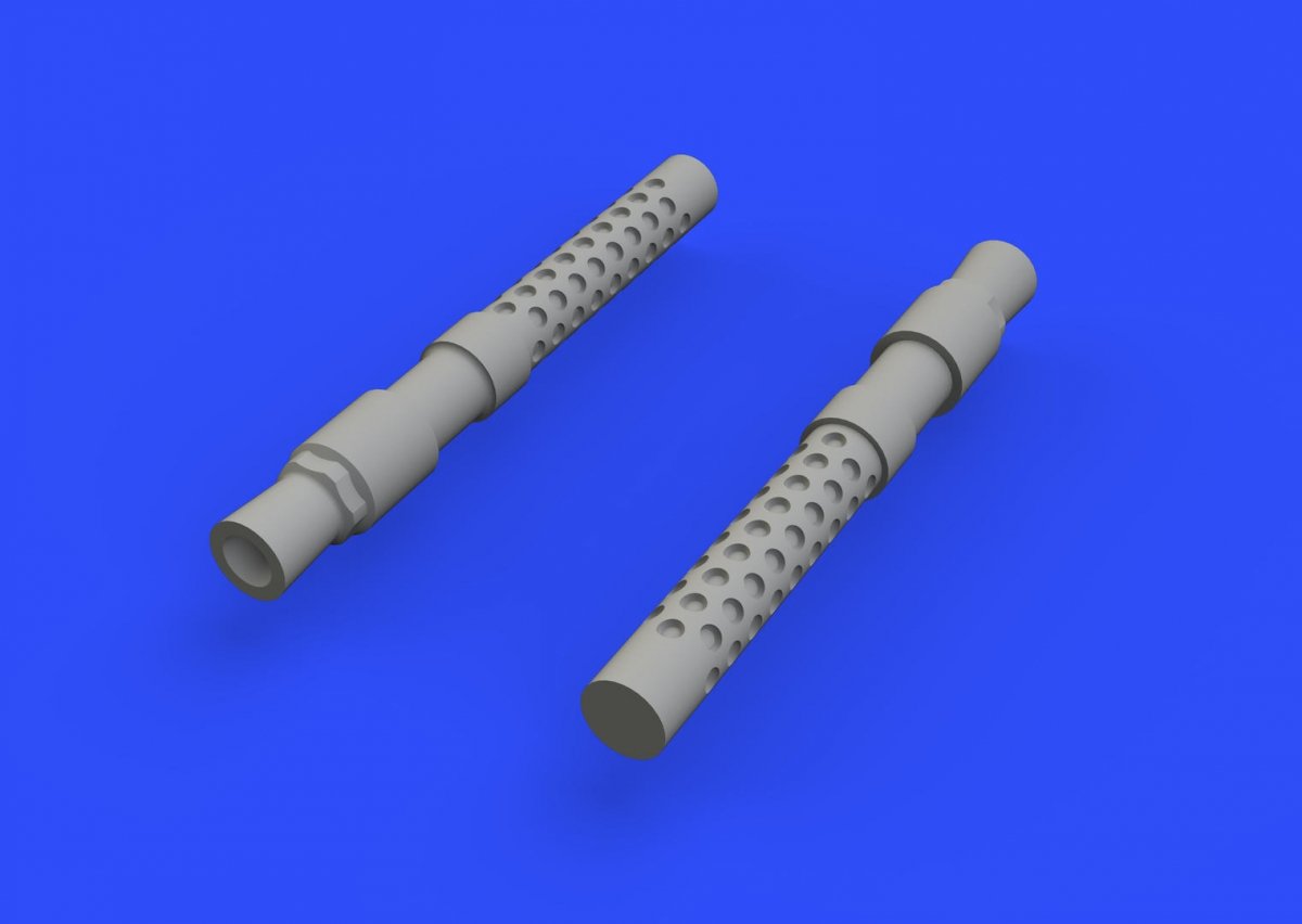Eduard 648401 Bf 109G-6 gun barrels TAMIYA 1/48 – immagine 3