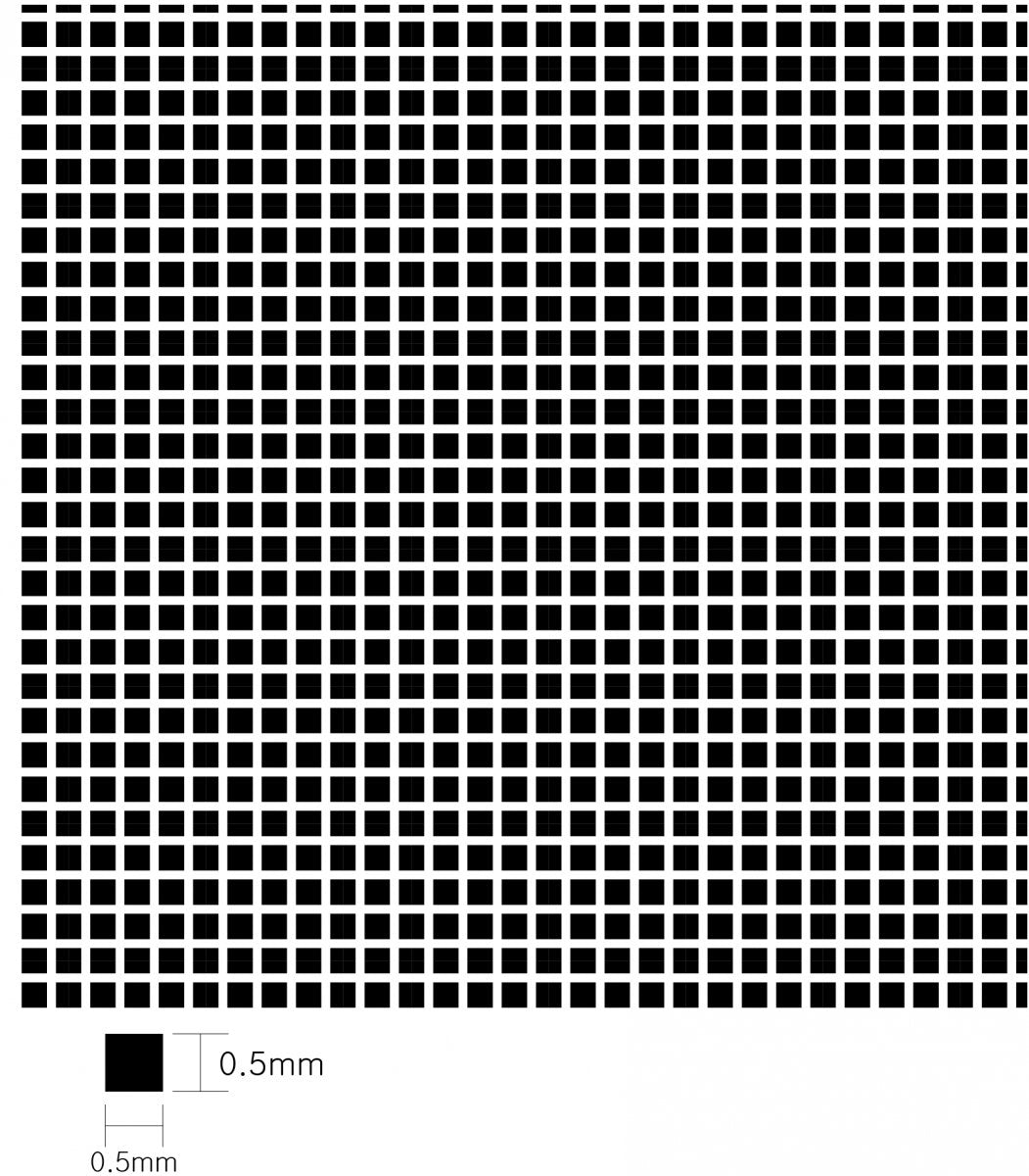 KA Models KA-00001 SQUARE PATTERN MESH A 0.5mm X 0.5mm – imagen 5