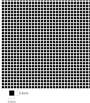 KA Models KA-00001 SQUARE PATTERN MESH A 0.5mm X 0.5mm – imagen 5