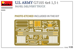 MiniArt 35405 U.S. ARMY G7105 4х4 1,5 t PANEL DELIVERY TRUCK 1/35 – immagine 2