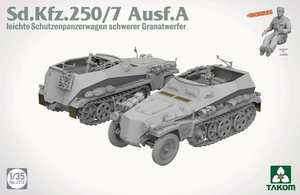 Takom 2212 Sd.Kfz.250/7 Ausf. A Leichter Schutzpanzerwagen Schwerer Granatwerfer 1/35