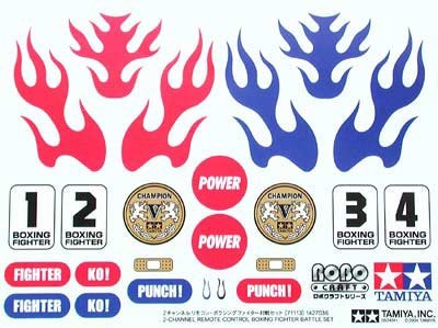 Tamiya 71113 Boxing Fighter Battle Set - 2ch Remote Control ROBOCRAFT – Bild 4