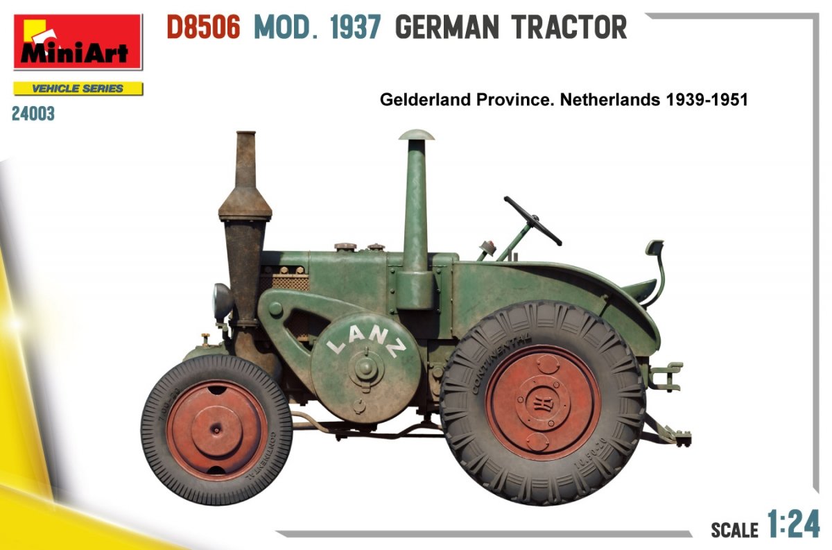MiniArt 24003 GERMAN TRACTOR D8506 MOD. 1937 1/24 – immagine 3