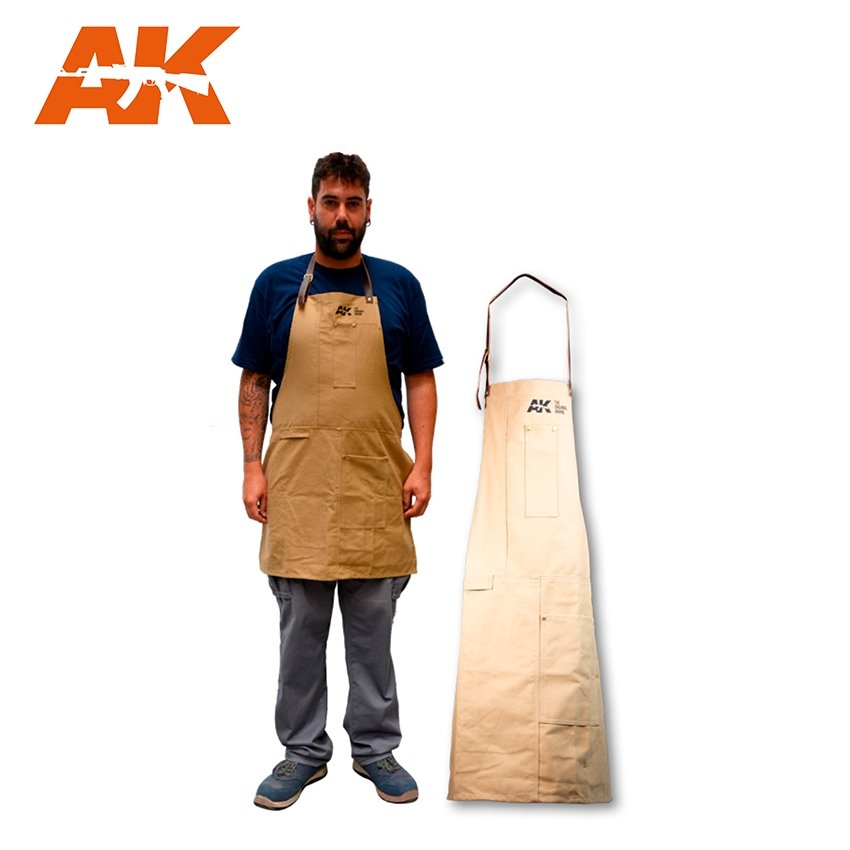 AK Interactive AK9201 OFFICIAL APRON CAMEL / Modeling Apron – image 2