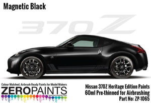 Zero Paints ZP-1065MAGNETIC Nissan 370Z Heritage Edition Paints 60ml Magnetic Black