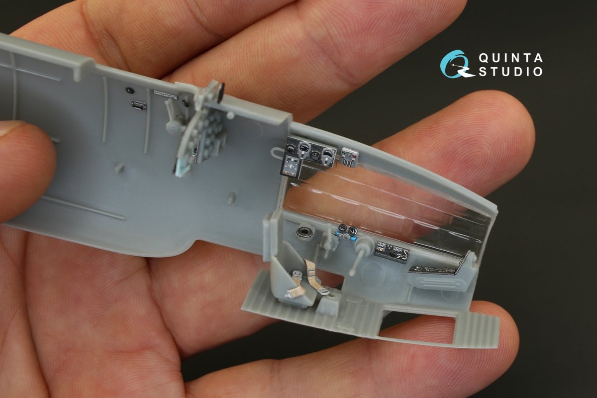 Quinta Studio QD48100 IL-4 3D-Printed &amp;amp; coloured Interior on decal paper (for Xuntong kit) 1/48 – imagen 8