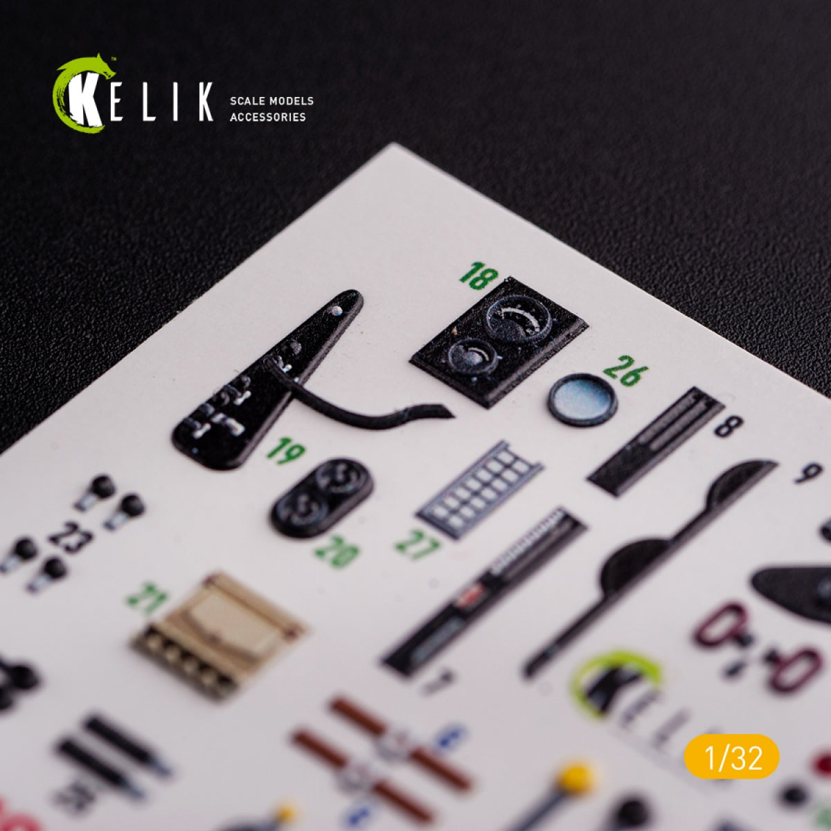 KELIK K32019 CR.42 LW - Interior 3D Decal for ICM kit 1/32 – image 6