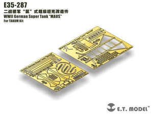 E.T. Model E35-287 WWII German Super Tank “MAUS” For TAKOM 1/35 – immagine 2