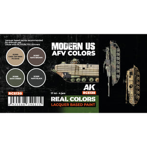 AK Interactive RCS130 US Army Modern AFV Colors 4x17ml – Bild 2