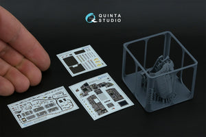 Quinta Studio QD+32252 F-15C PAD-upgraded 3D-Printed &amp;amp; coloured Interior on decal paper (Tamiya) (with 3D-printed resin parts) 1/32 – immagine 3