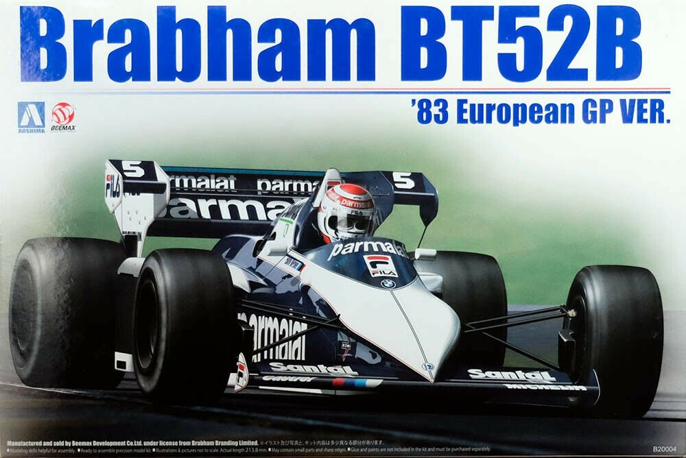 Beemax 20004 Brabham BT52B &amp;#39;83 European GP VER. 1/20