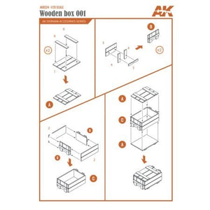 AK Interactive AK8224 LASER CUT WOODEN BOX 001 (7 UNITS) – imagen 4