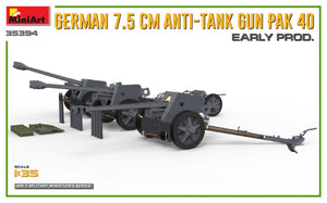 MiniArt 35394 GERMAN 7.5CM ANTI-TANK GUN PAK 40. EARLY PROD 1/35 – Bild 8