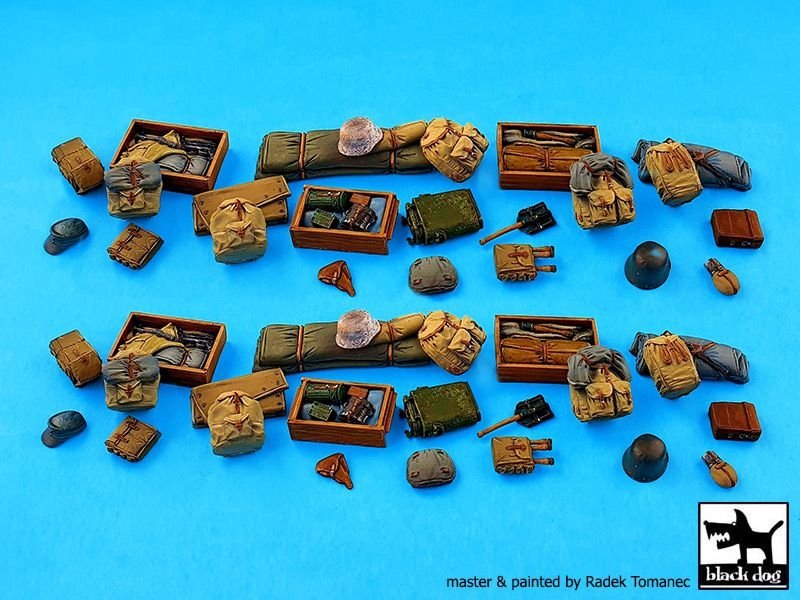 Black Dog T35232 German WW 2 equipment accessories set 1/35 – immagine 2