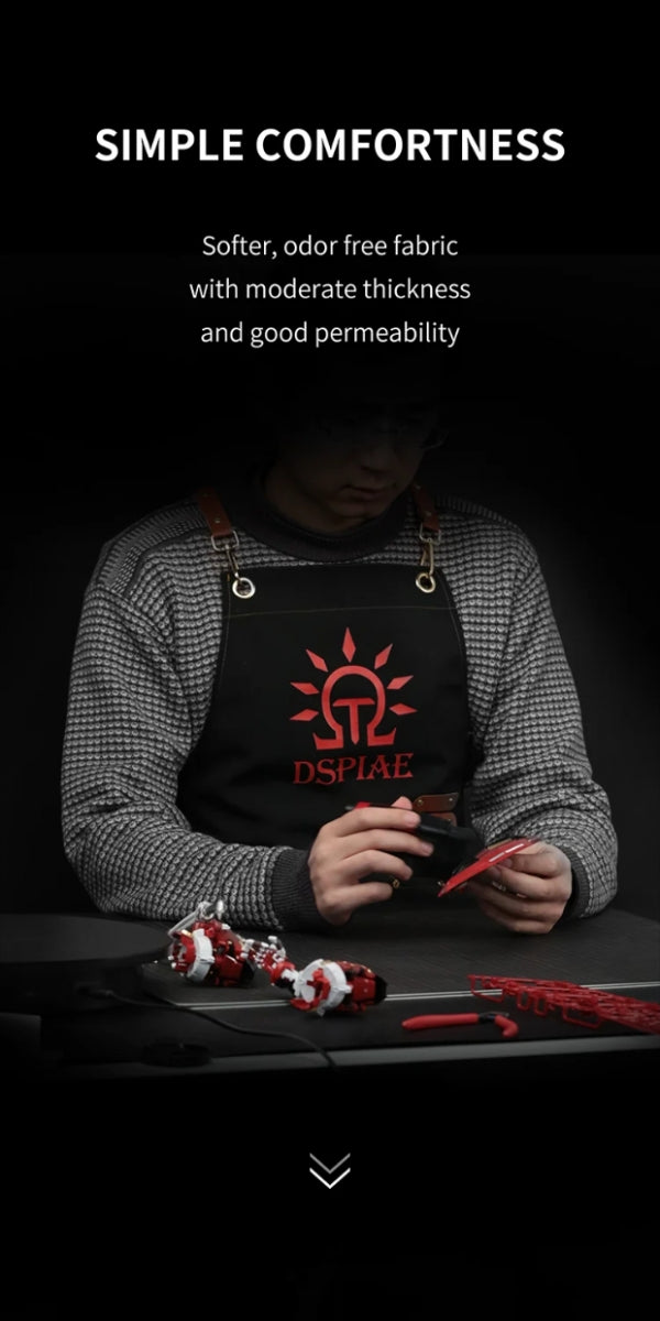 DSPIAE CAN-01 Canvas Working Apron / Płócienny fartuch roboczy – zdjęcie 7