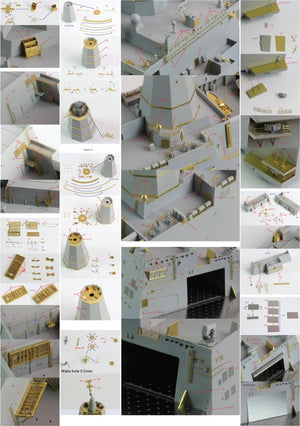 Pontos 35016F1 USS San Antonio Class LPD Detail Up Set 1/350 – zdjęcie 4