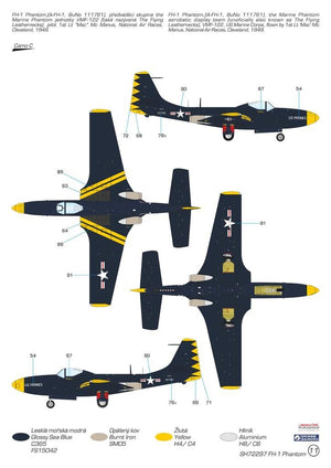 Special Hobby 72297 FH-1 Phantom Demonstration Teams and Trainers 1/72 – zdjęcie 6