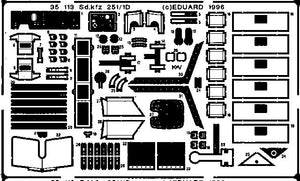 Eduard 35113 Sd. Kfz.251/1 Ausf. D 1/35 Tamiya – imagen 2