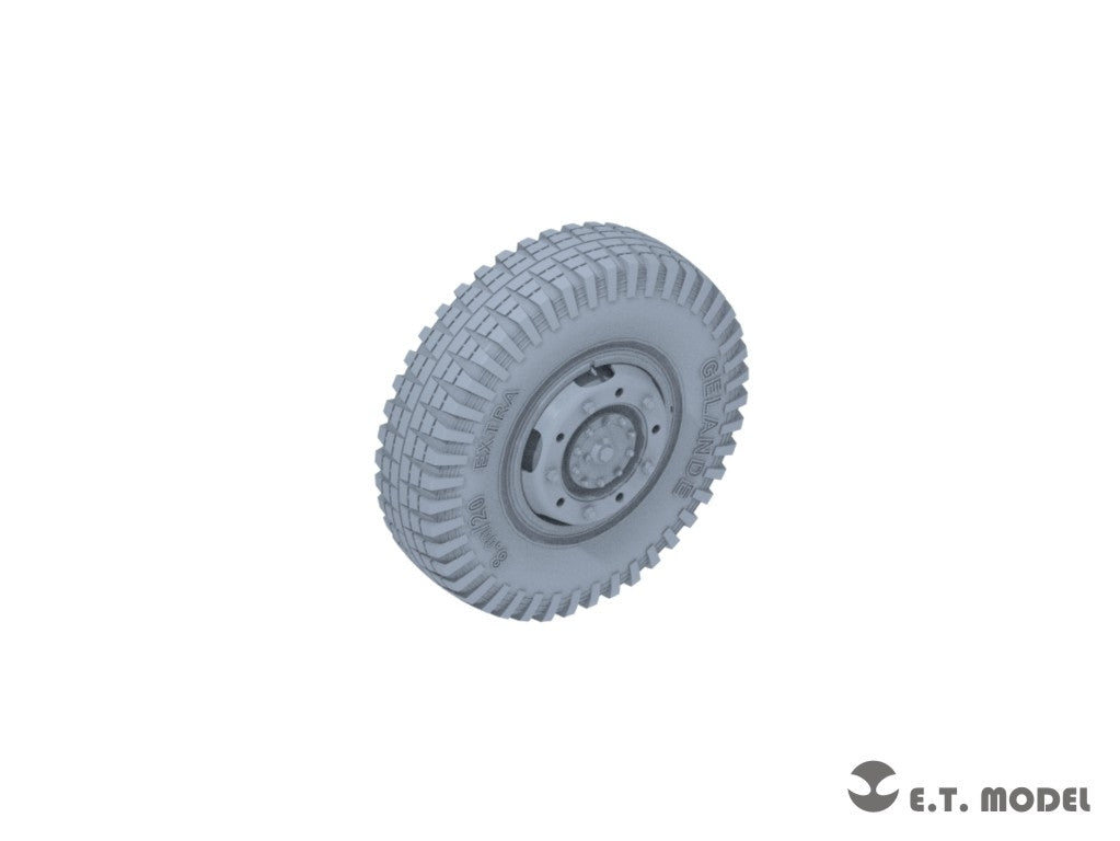 E.T. Model P35-102 WWII German Sd.Kfz.234 Small Diameter Weighted Wheels Type.2 1/35 – Bild 4