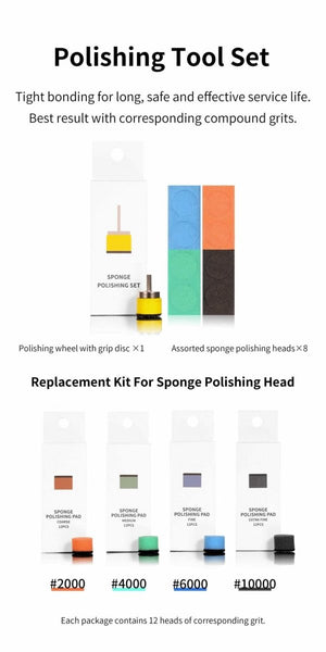 DSPIAE SPP-S01 Sponge Polishing Set – immagine 2