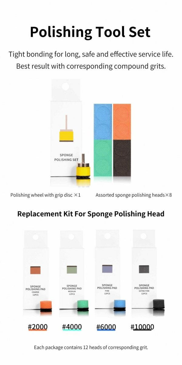 DSPIAE SPP-S01 Sponge Polishing Set – immagine 2