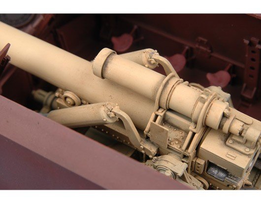 Trumpeter 01540 Geschutzwagen Tiger Grille21/210mm Mortar 18/1 L/31 1/35 – zdjęcie 4