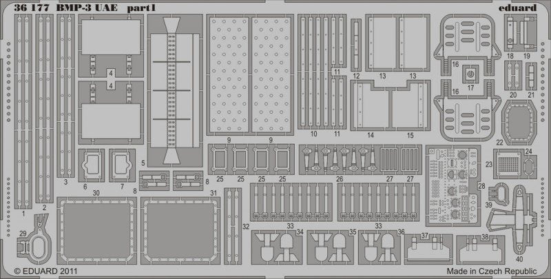 Eduard 36177 BMP-3 UAE 1/35 Trumpeter – Bild 2