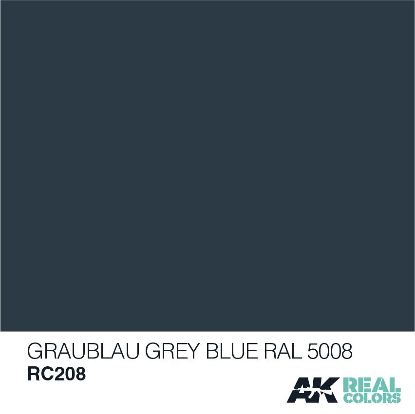 AK Interactive RC208 GRAUBLAU-GREY BLUE RAL 5008, 10 ML – image 2