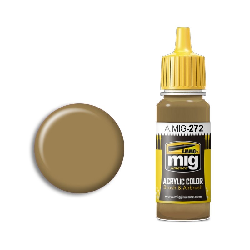 MUNITIONS de Mig Jimenez 0272 Giallo Mimetico 4 17ml 