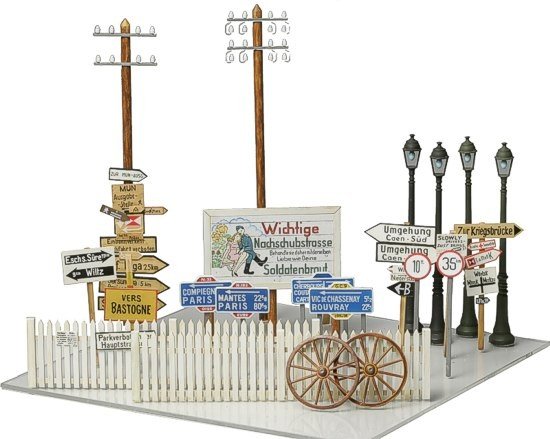 Tamiya 32509 Road Sign Set 1/48 – imagen 2