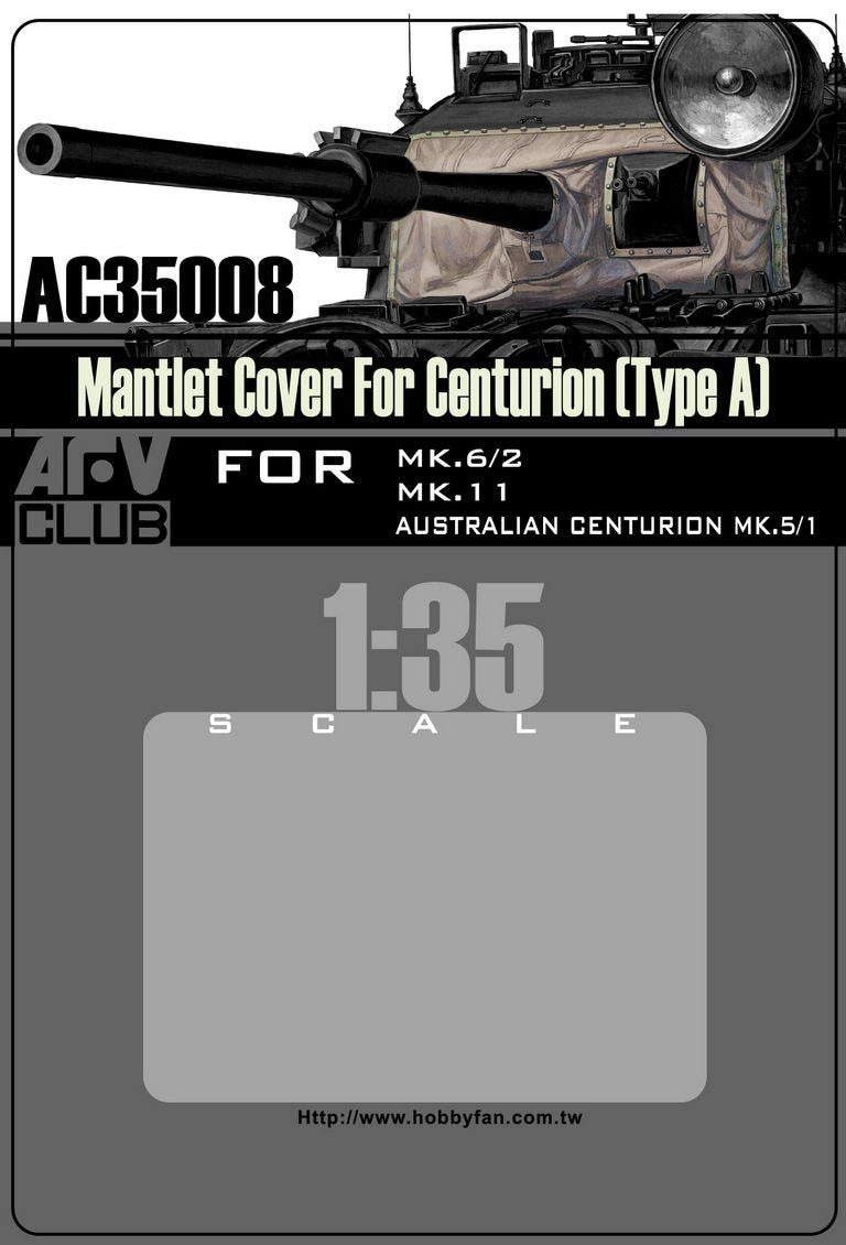 AFV Club AC35008 MANTLET COVER FOR CENTURION (TYPE A) 1/35