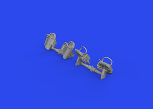 Eduard 648873 Bf 109E rudder pedals early PRINT 1/48 – zdjęcie 2