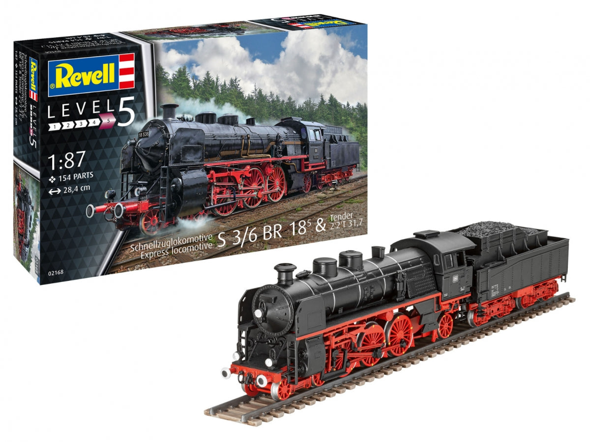 Revell 02168 Express locomotive S3/6 BR18 with tender 1/87 – Bild 2