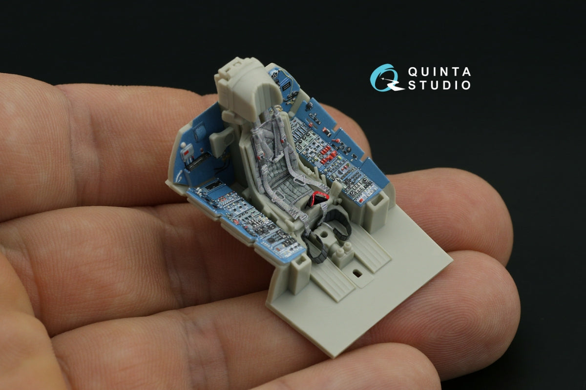 Quinta Studio QD48233 Su-27SM 3D-Printed &amp;amp; coloured Interior on decal paper (KittyHawk) 1/48 – Bild 6