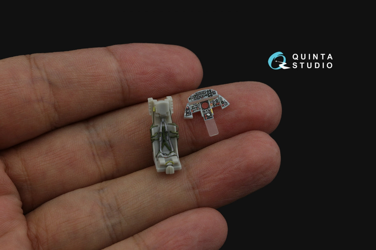 Quinta Studio QD72105 F-104J 3D-Printed &amp;amp; coloured Interior on decal paper (Hasegawa) 1/72 – immagine 10