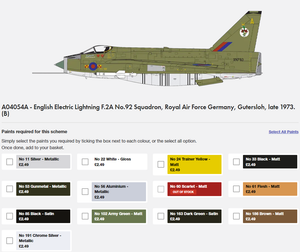 Airfix 04054A English Electric Lightning F.2A 1/72 – zdjęcie 2