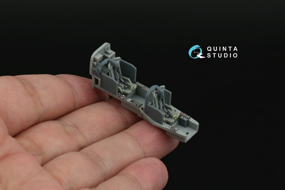 Quinta Studio QD+72190 AH-1W 3D-Printed &amp; coloured Interior on decal paper (Dream Model) 1/72